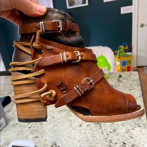 Freebird shoes brand new worn once inside all leather